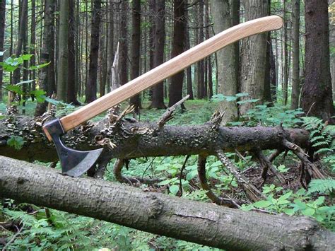 Топор на длинном топорище | Дамасcкие клинки damaskblade.ru