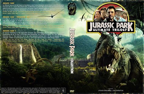 Jurassic Park Trilogy Dvd Cover 2001 R2 GERMAN Custom