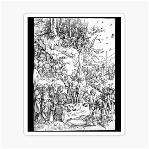 Albrecht D Rer Martyrdom Of The Ten Thousand Sticker For Sale By