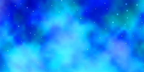 Light Blue Vector Texture With Beautiful Stars Vector Art At