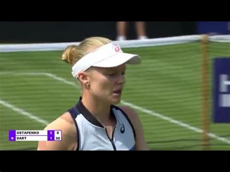 Big Mama Jelena Ostapenko Vs Harriet Dart Live Tennis Coverage