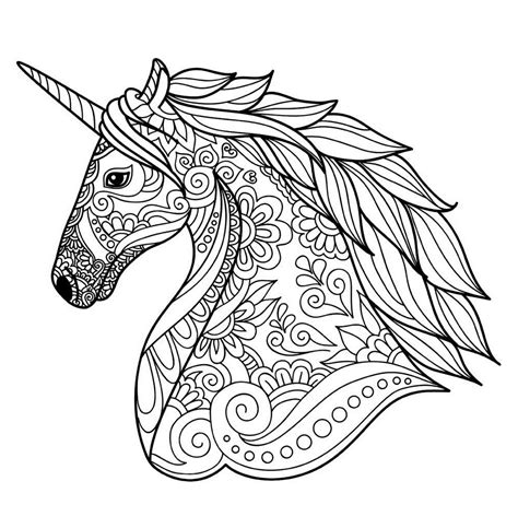 Unicornio Pegasi Brillante Para Colorear Imprimir E Dibujar