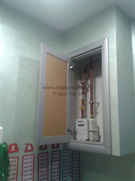 Антресольные двери на кухне, МДФ Металлик, узор Глория