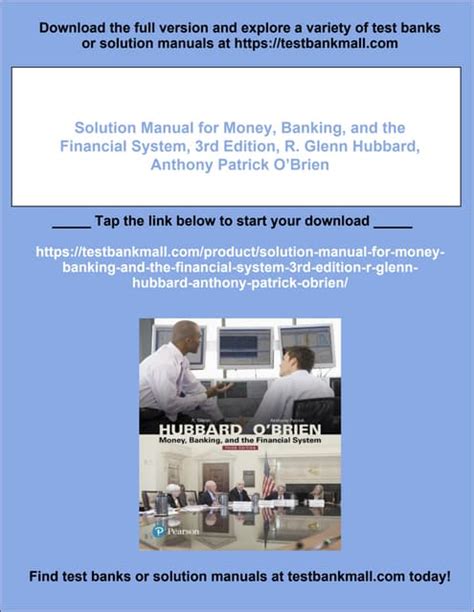 Solution Manual for Money, Banking, and the Financial System, 3rd ...