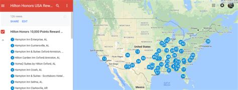 Hilton USA Map 10K hotels – Loyalty Traveler