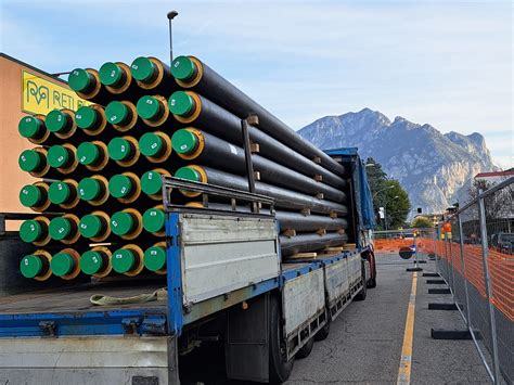 TELERISCALDAMENTO AVANZANO I CANTIERI PER LA POSA DELLA RETE A LECCO