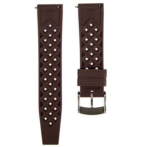 Waterproof Fkm Tropic Watch Strap Quick Release 20mm 22mm