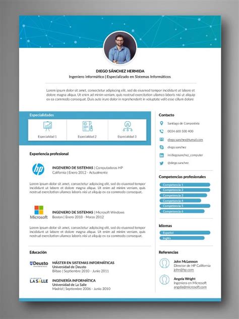 Plantillas Currículum En Word Ideal Linkedin Empapelarte