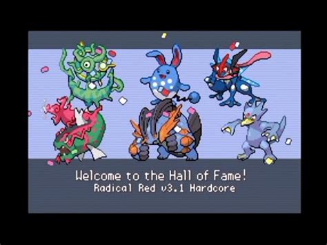 Pokemon Radical Red Water Monotype Hardcore Mode Elite Champion