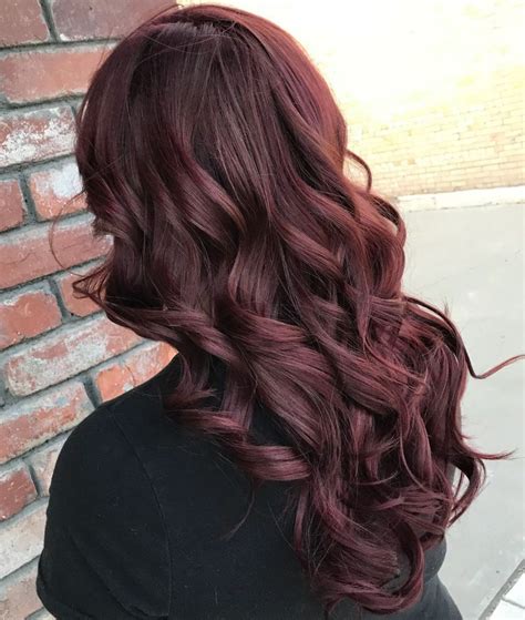Long Curly Burgundy Hair Burgundy Brown Hair Dark Burgundy Hair