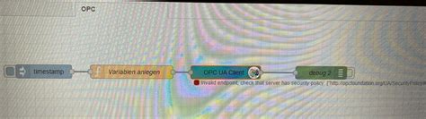 Time Problem With Nodered And S Opc Ua Server Error Issue