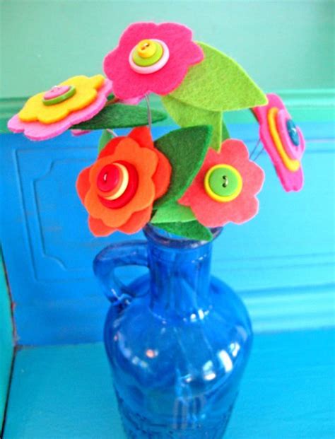 Button Flower Bouquet {Tutorial}