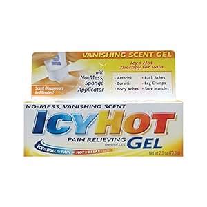 Icy Hot Vanishing Scent Pain Relieving Gel Oz Amazon