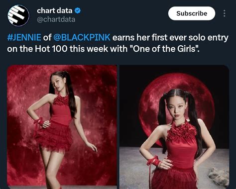 Jennie Perdana Masuk Chart Billboard Hot 100 Sebagai Solois Dengan Lagu Kolaborasi