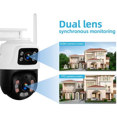 Fuers Cam Ra De Surveillance Ext Rieure Ip Wifi Hd Mp S Curit