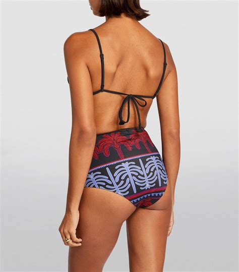 Womens Johanna Ortiz Black Wairua Bikini Top Harrods UK