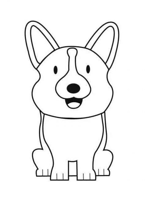 Раскраски Собачка корги (28 шт.) - скачать или распечатать бесплатно #9770