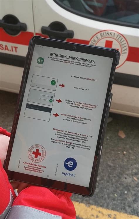 Emergenza Covid Dalla Croce Rossa Tablet Per Le Strutture Della