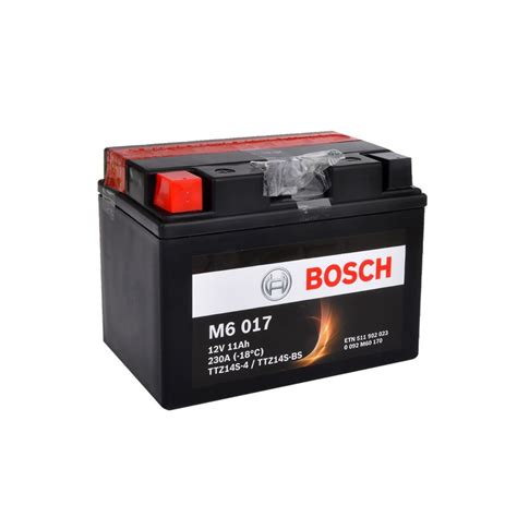 Bosch M6 YTZ14S 4 YTZ14S BS 12V 11 Ah Motosiklet Aküsü