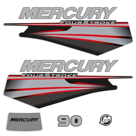 Mercury Outboard Decals Etsy