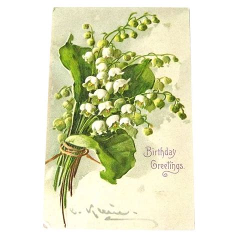 Unique Vintage Postcard with Birthday Greetings : Antique-ables | Ruby Lane