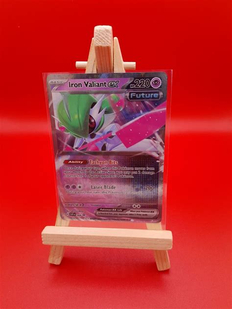 Pok Mon Tcg Iron Valiant Ex Paradox Rift Holo Double Rare For