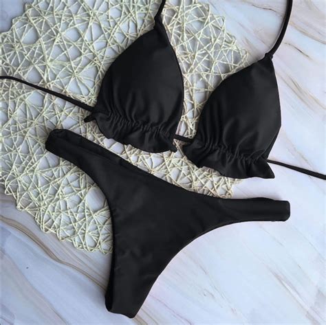 Sexy Summer Brazilian Bikini Set Erotic String Top Bikini Lingerie Sexy Thong Extreme Swimwear