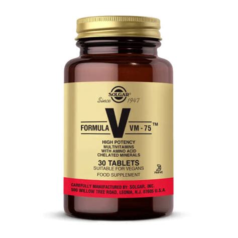 Solgar VM 75 Multivitamin 30 Tablet | Markafarma