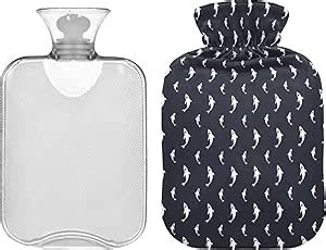 Shark Hot Water Bottle Xl Liter Heat Up Rubber Cold Pack With