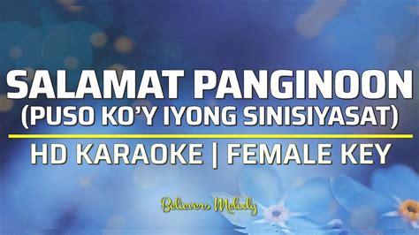 Salamat Panginoon Karaoke Female Key Acordes Chordify