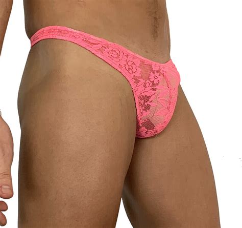 Soft Stretch Lace Male G String Bikini Brief Thong Jox Mens Underware Etsy