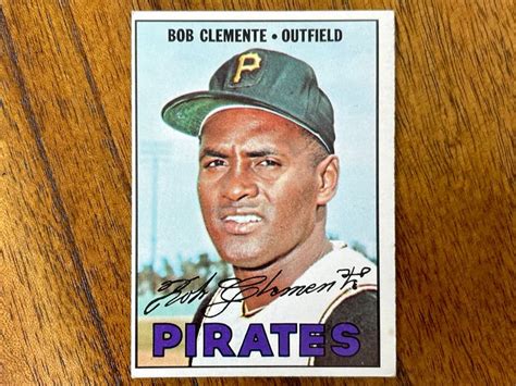 Roberto Clemente Topps Baseball Card No Creases Etsy