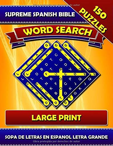 Buy Supreme Spanish Bible Word Search Large Print Sopa De Letras En