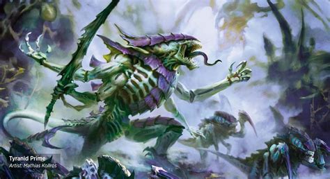 Tyranid Prime - Art by Mathias Kollros - 40K Gallery | Warhammer 40k