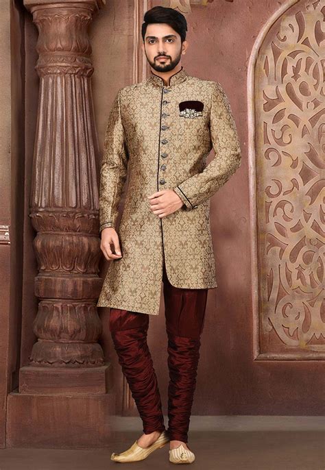 Indian Sherwani For Men Sherwani Men Wedding Kurta Pajama For Etsy