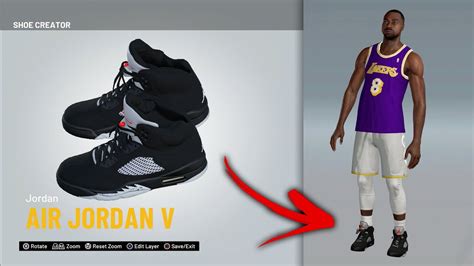 HOW TO CREATE & EQUIP YOUR OWN CUSTOM FREE SHOES IN NBA 2K21 Chords ...