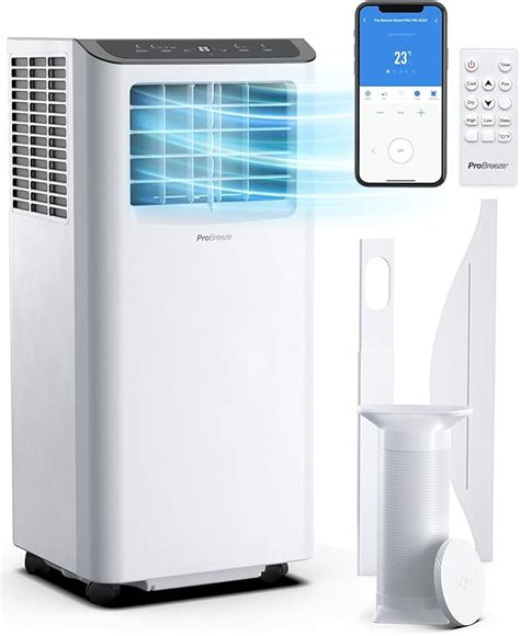 Pro Breeze 4 In 1 Portable Air Conditioner 9000 Btu Smart Home Wifi