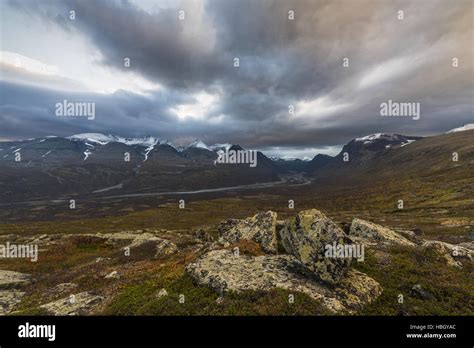 Evening mood, Rapa Valley, Lapland, Sweden Stock Photo - Alamy