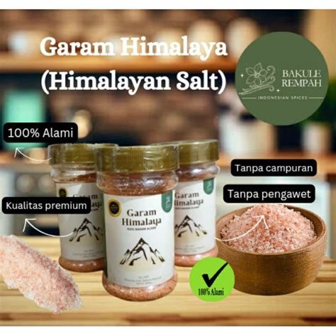 jual garam himalaya bumbu dapur bubuk bumbu masak alami himalayan salt