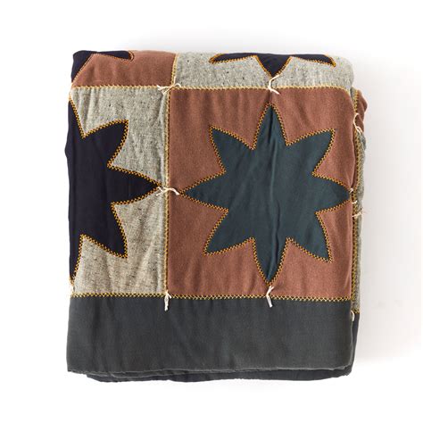 Vintage Eight Pointed Star Quilt Circa 1920 Tori Jones Studio