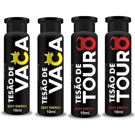 Kit Tesão De Touro Tesão De Vaca Afrodisíaco Natural ml Sexy Fantasy Sex Shop