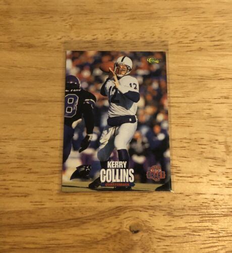 Classic Draft Kerry Collins Football Card Rc Ebay