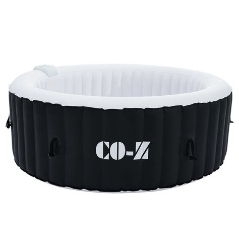Portable Inflatable Hot Tub Spa 130 Air Jets W Pump Cover 2 6 Person New CO Z EBay