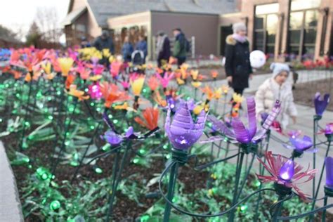 The Garden Christmas Light Displays At Tower Hill Botanic Garden In