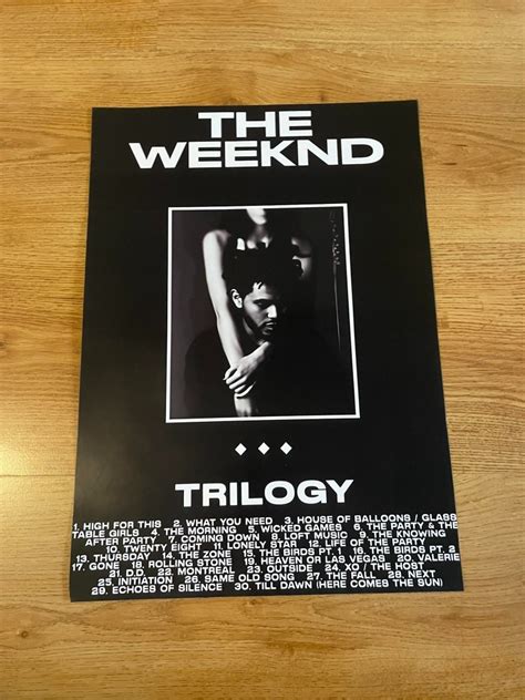 Plakat the weeknd z albumu trilogy | Środa Śląska | Kup teraz na ...
