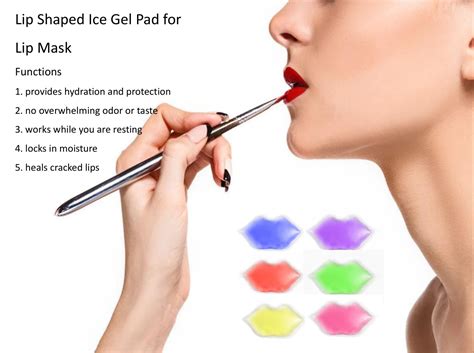 Lip Shaped Ice Pack For Aesthetics And Plastic Surgery Anti Wrinkles Hot Cold Pack Lip Shaped