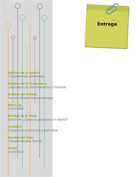 Tarea 4 Competencias Gerenciales Nombre De La Materia Competencias