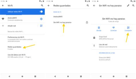 Cómo ver las contraseñas Wi Fi guardadas en Android sin root