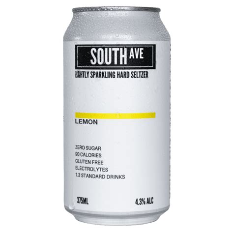 South Ave Lemon 375ml 4 Pack Happy Hours Liquor