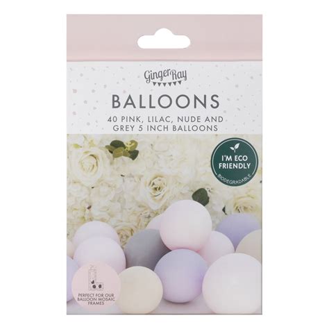 Acheter Des Ballons Roses Lilas Et Nude Et Gris Cm Chez Tuf Tuf